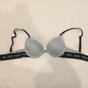 Baby blue bra